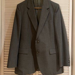 Phillipe Gabriel Designer Collection Charcoal with Pinstripes 42L